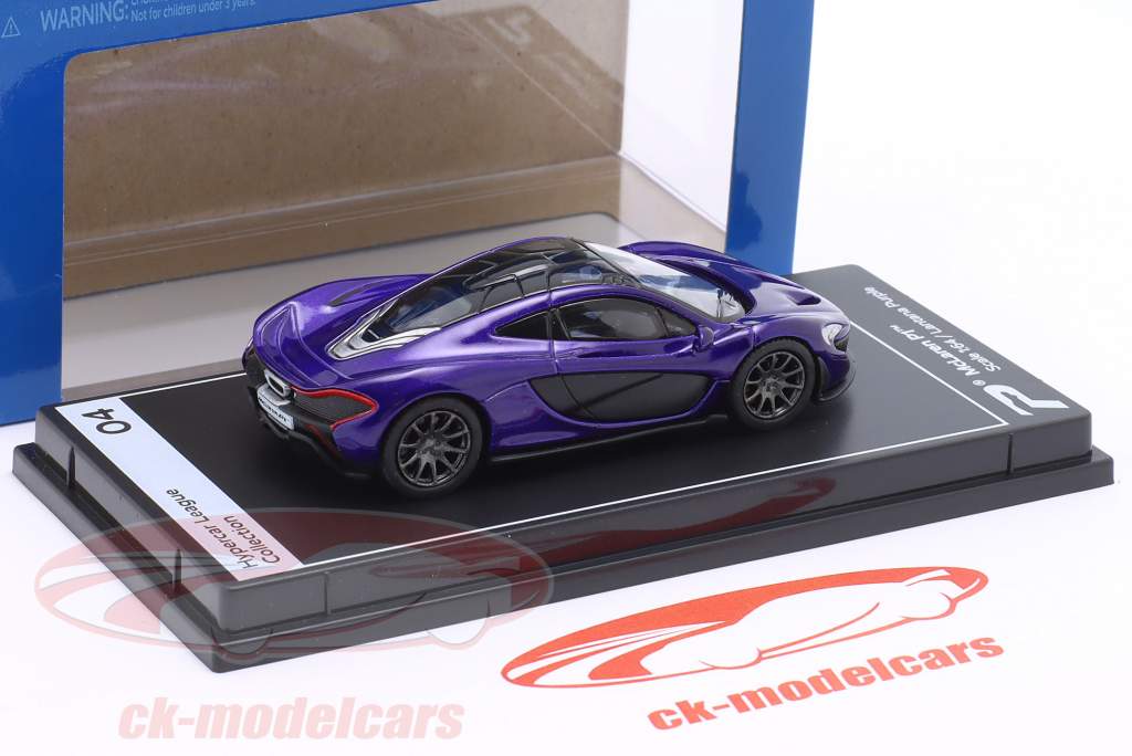 McLaren P1 lantana púrpura 1:64 Kinsmart