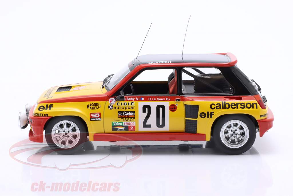 Renault 5 Turbo #20 samle Monte carol 1981 Saby, Le Saux 1:18 Ixo