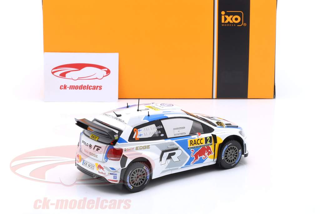 Volkswagen VW Polo WRC #2 se rallier Catalogne 2014 Latvala, Anttila 1:24 Ixo