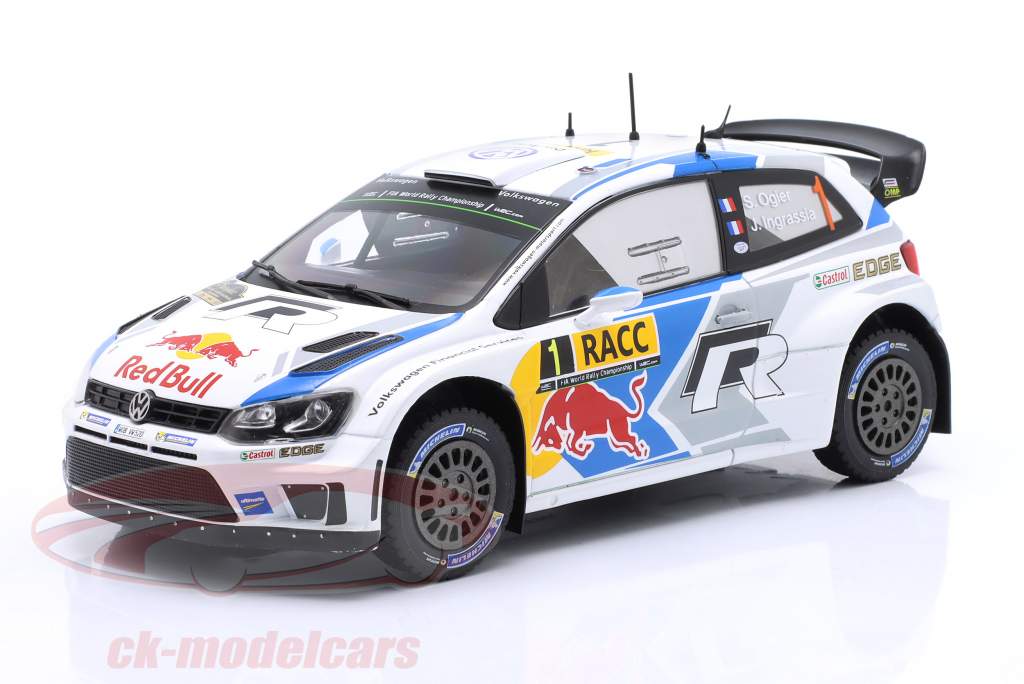 Volkswagen VW Polo WRC #1 vinder samle Catalunya 2014 Ogier, Ingrassia 1:24 Ixo