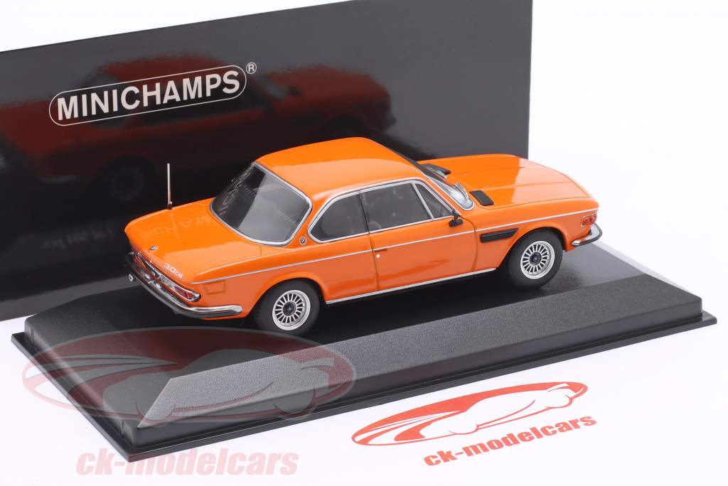 BMW 3.0 CS (E9) Anno di costruzione 1969 inka arancia 1:43 Minichamps