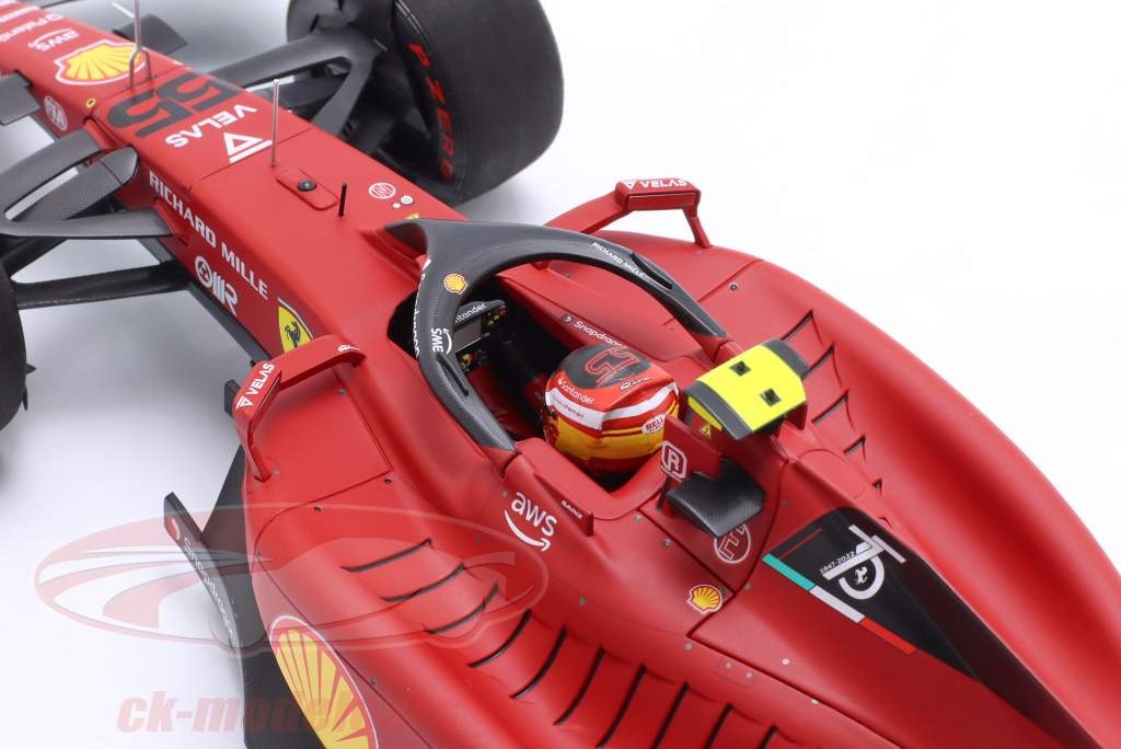 Carlos Sainz Jr. Ferrari F1-75 #55 2nd Bahrain GP Formel 1 2022 1:18 BBR