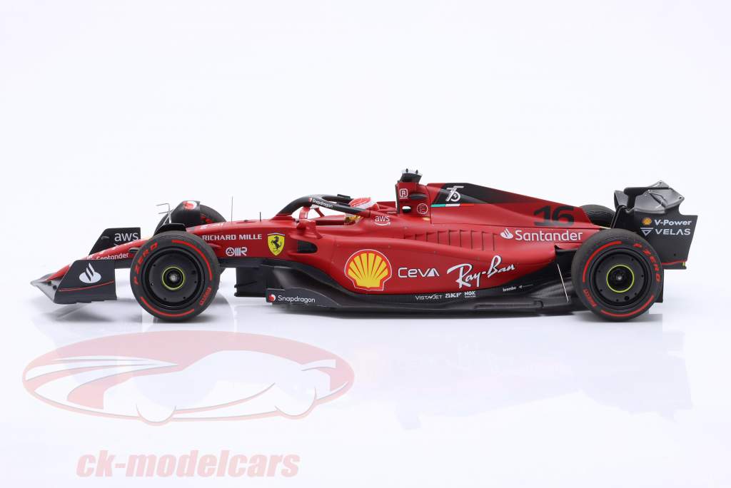 Charles Leclerc Ferrari F1-75 #16 Sieger Bahrain GP Formel 1 2022 1:18 BBR