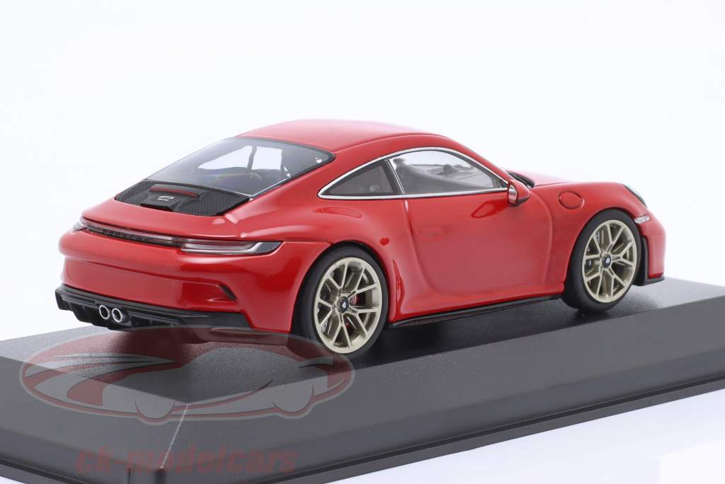 Porsche 911 (992) GT3 Touring 2022 gardes rouge / doré jantes 1:43 Minichamps