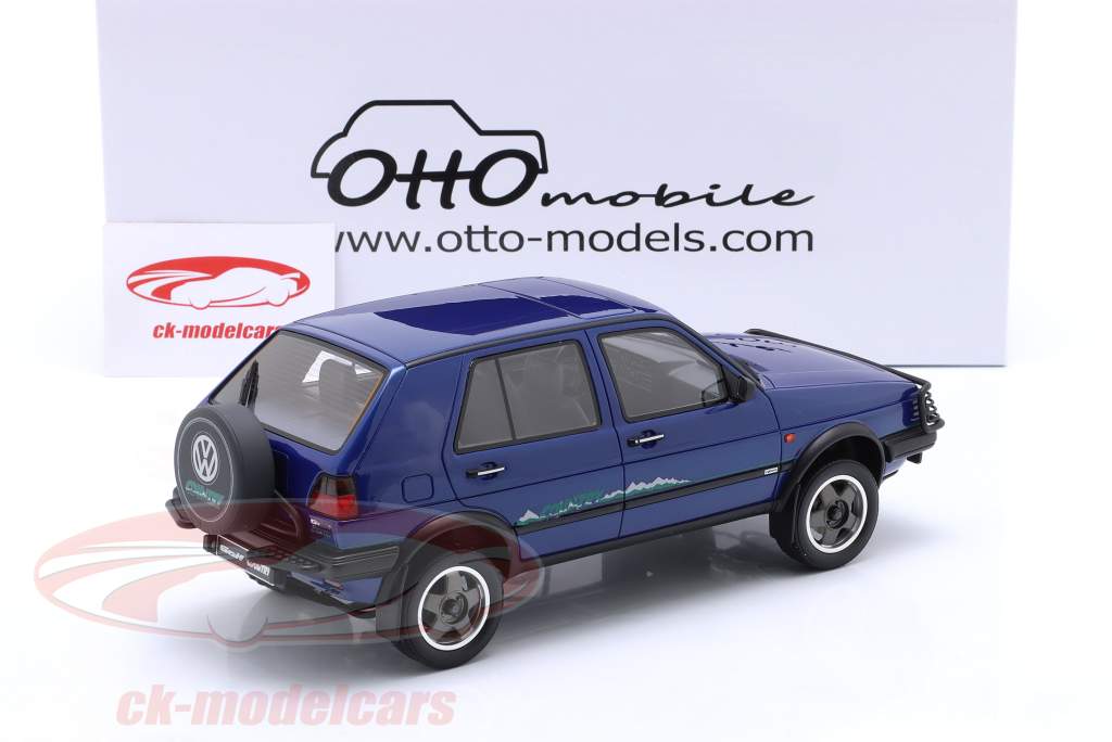 Volkswagen VW Golf II Country Año de construcción 1990 azul 1:18 OttOmobile