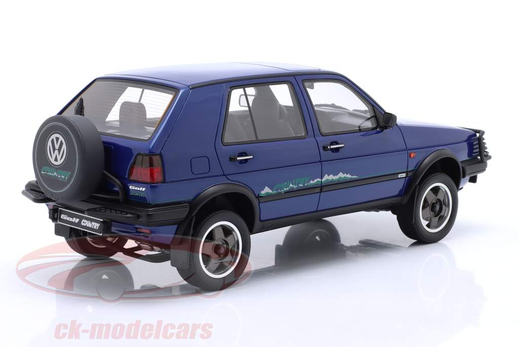 Volkswagen VW Golf II Country Anno di costruzione 1990 blu 1:18 OttOmobile