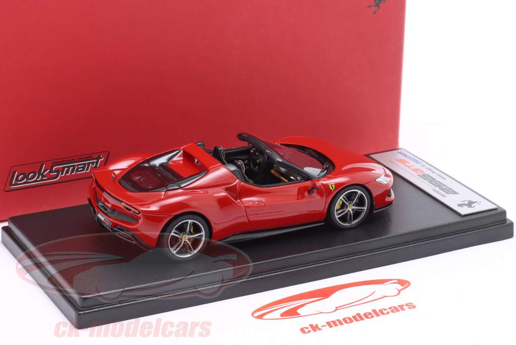 Ferrari 296 GTS Baujahr 2022 new rosso corsa metallic 1:43 LookSmart