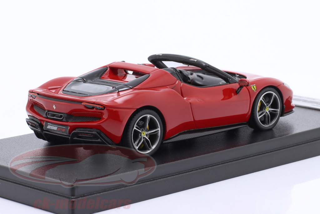 Ferrari 296 GTS Byggeår 2022 new rosso corsa metallic 1:43 LookSmart