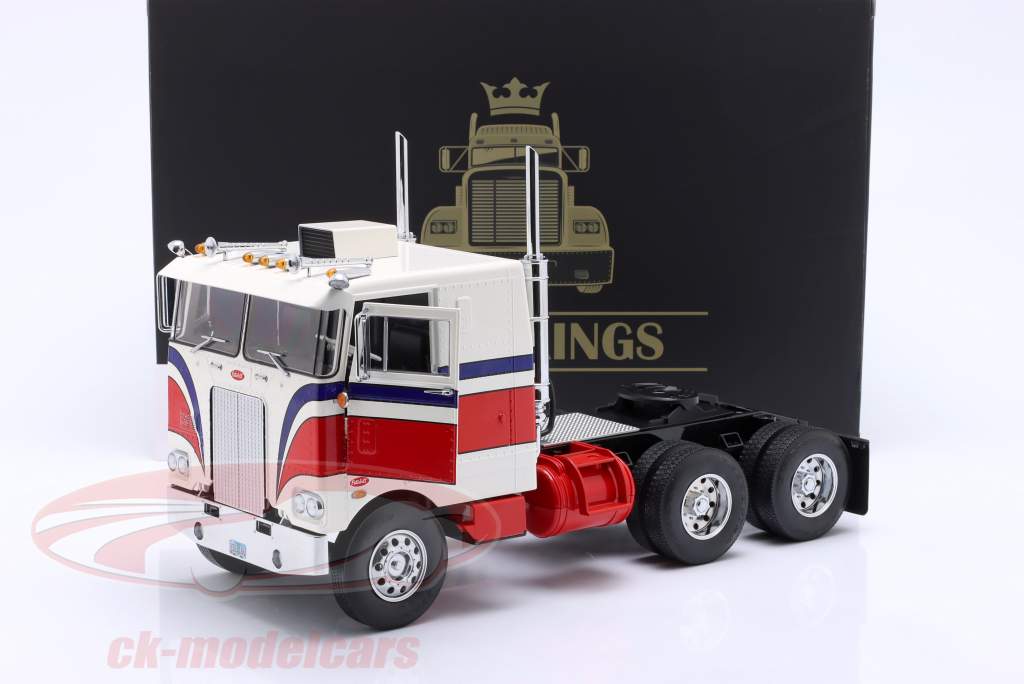 Peterbilt 352 Pacemaker SZM 1977-1979 white / red / blue 1:18 Road Kings
