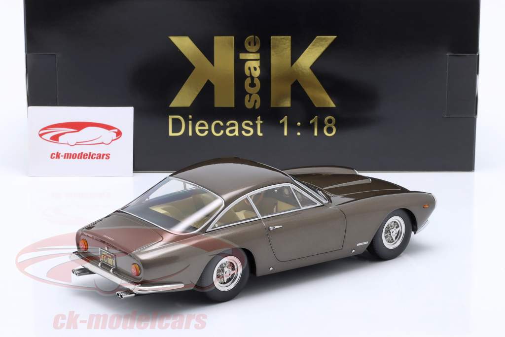 Ferrari 250 GT Lusso Année de construction 1962 brun métallique 1:18 KK-Scale