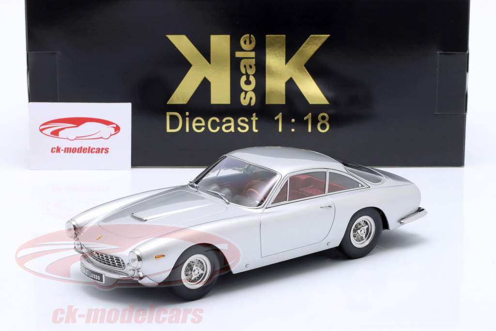 Ferrari 250 GT Lusso Année de construction 1962 argent 1:18 KK-Scale