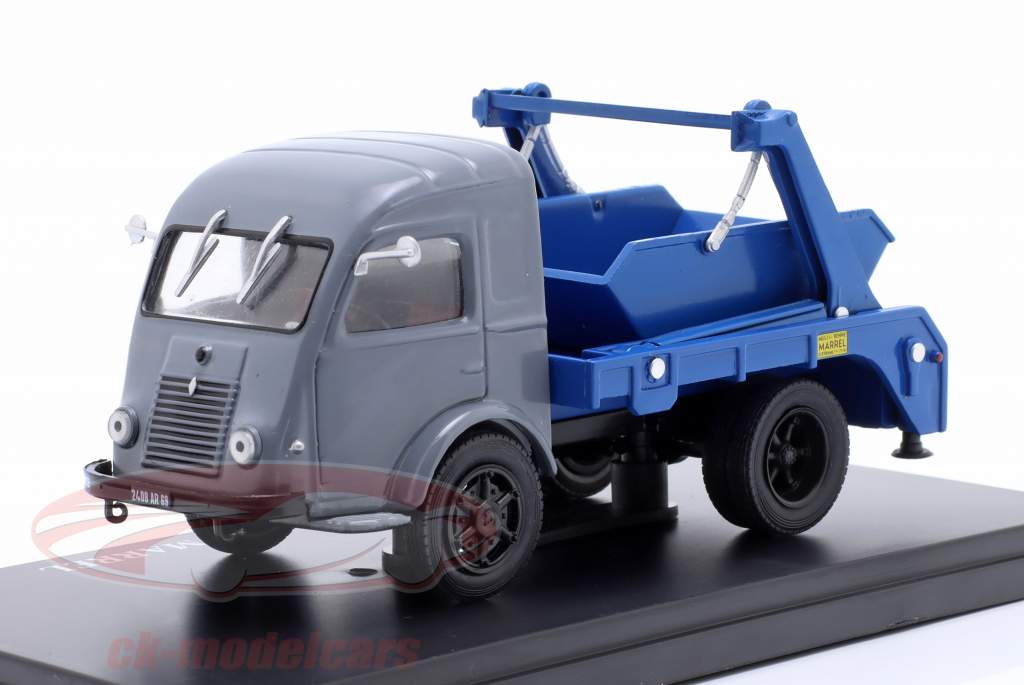 Renault 2,5 toneladas métricas caminhão basculante ano de construção 1956 azul / Cinza 1:43 Hachette