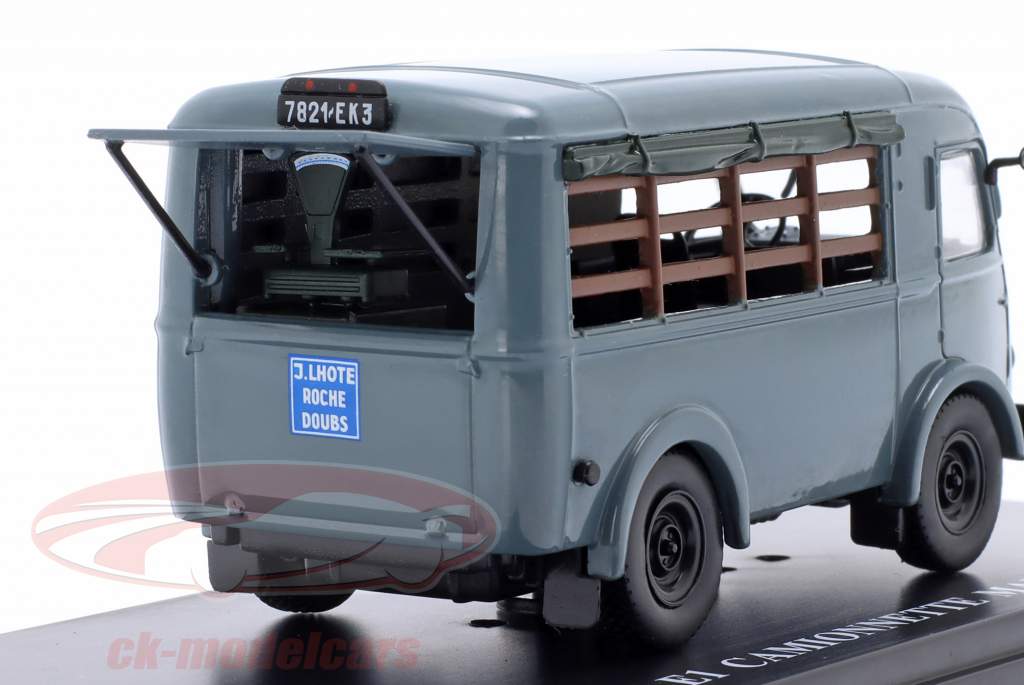 Renault 206 E1 caminhão de venda automática ano de construção 1956 Cinza azul 1:43 Hachette