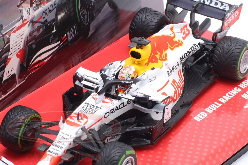 M. Verstappen Red Bull RB16B #33 2 Kalkun GP formel 1 Verdensmester 2021 1:43 Minichamps