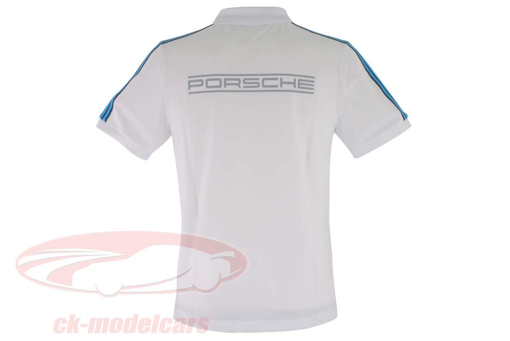 Porsche Martini Racing polo shirt logo wit Mannen