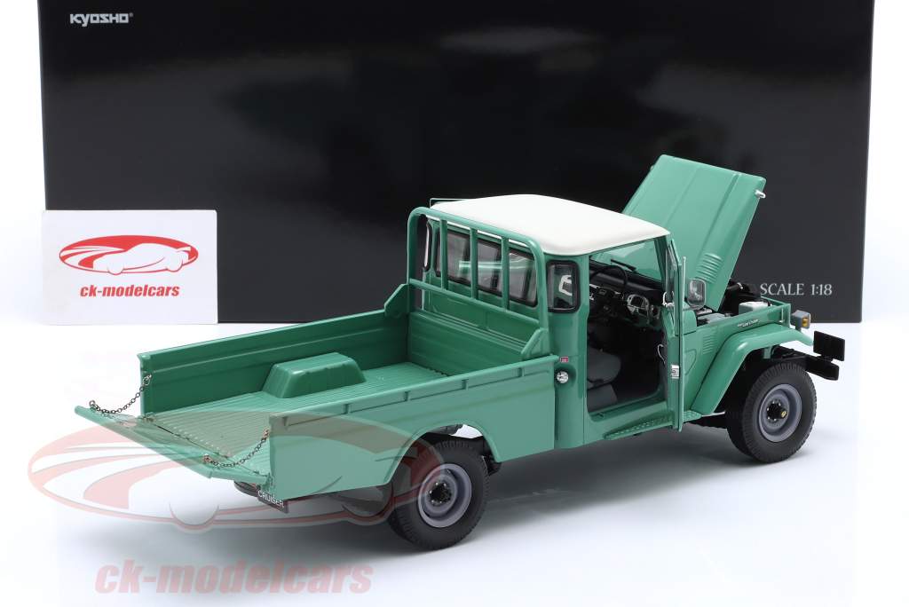 Toyota Land Cruiser 40 4x4 Pick-Up Año de construcción 1980 fashion verde 1:18 Kyosho