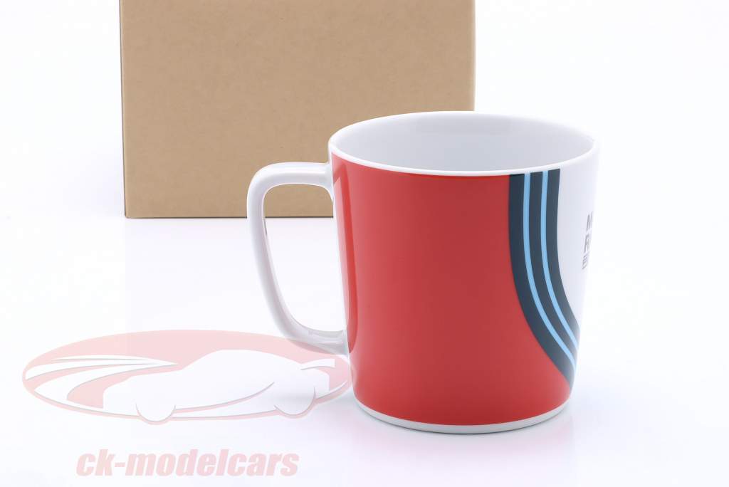 Porsche Martini Racing xícara de café expresso branco / azul / vermelho