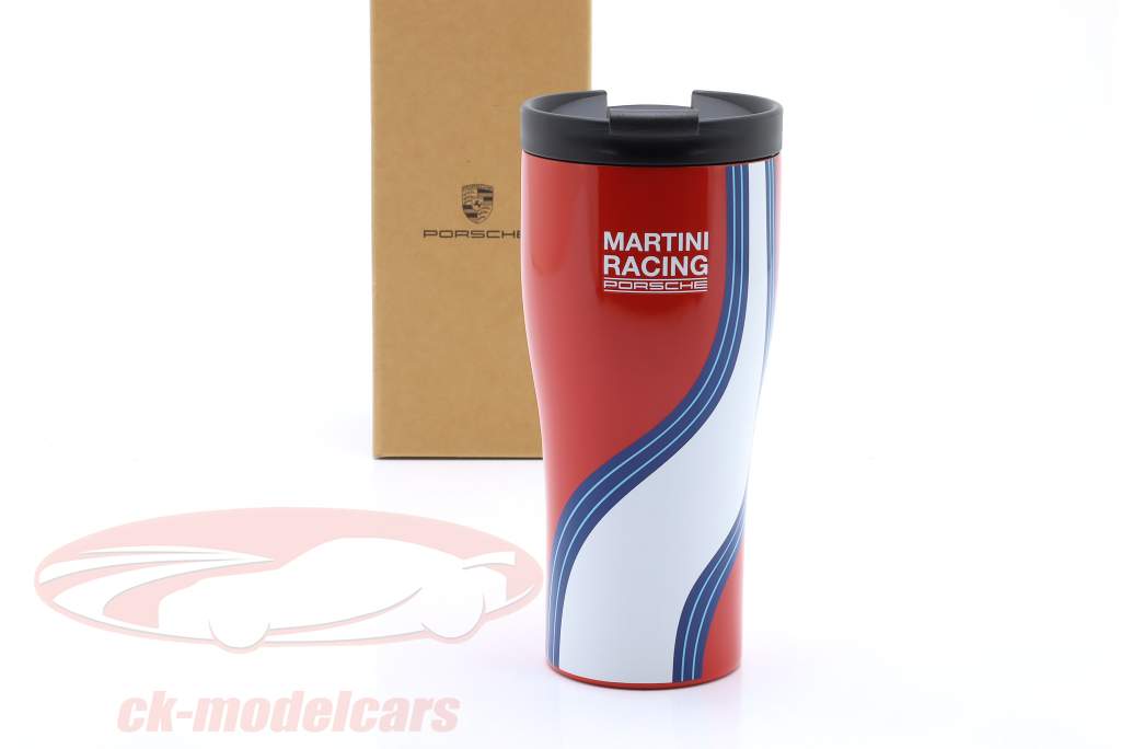 Porsche Martini Racing Thermobecher weiß / blau / rot