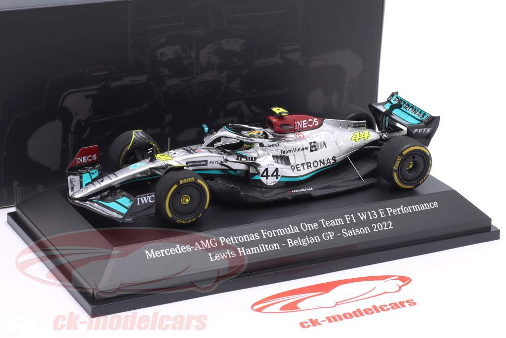 Lewis Hamilton Mercedes-AMG F1 W13 #44 Belge GP formule 1 2022 1:43 Spark