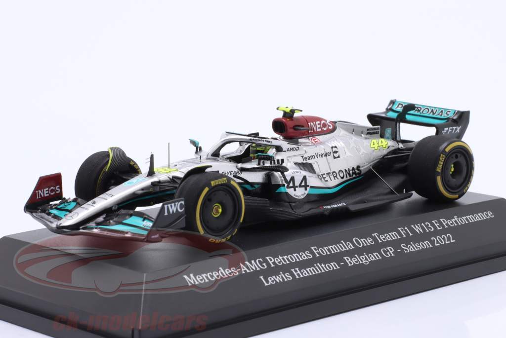 Lewis Hamilton Mercedes-AMG F1 W13 #44 Belgian GP formula 1 2022 1:43 Spark