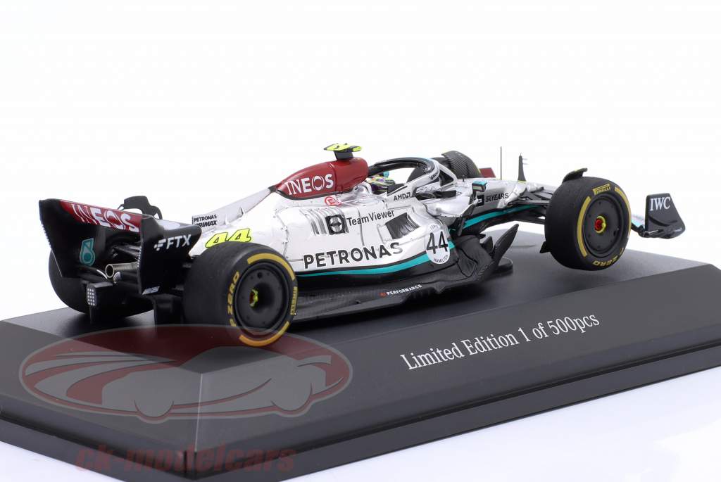 Lewis Hamilton Mercedes-AMG F1 W13 #44 belgisk GP formel 1 2022 1:43 Spark