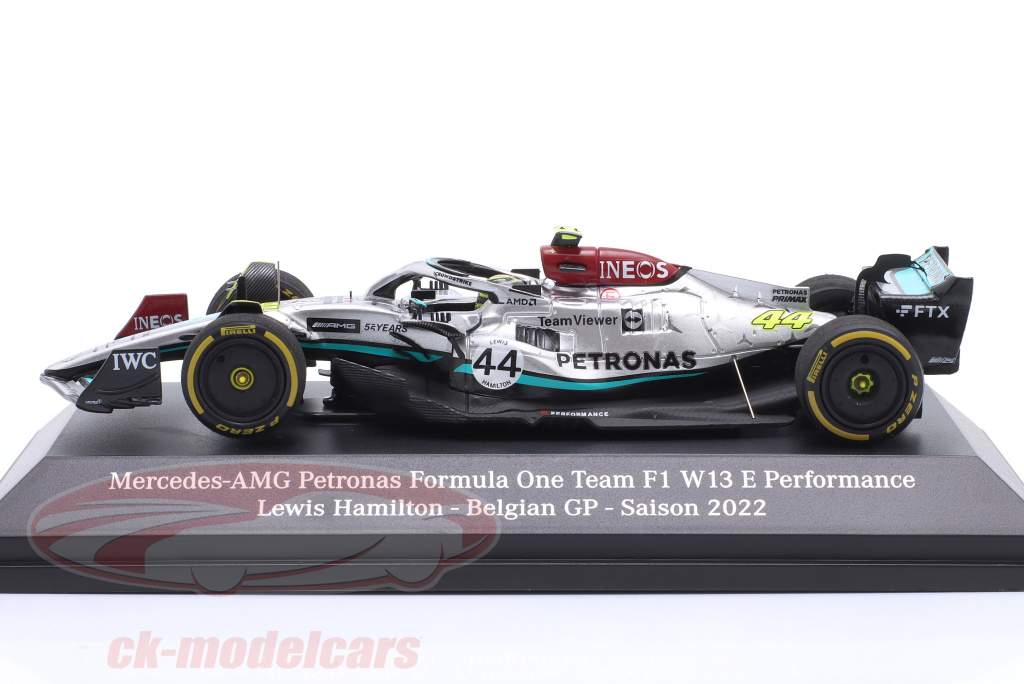 Lewis Hamilton Mercedes-AMG F1 W13 #44 Belgian GP formula 1 2022 1:43 Spark