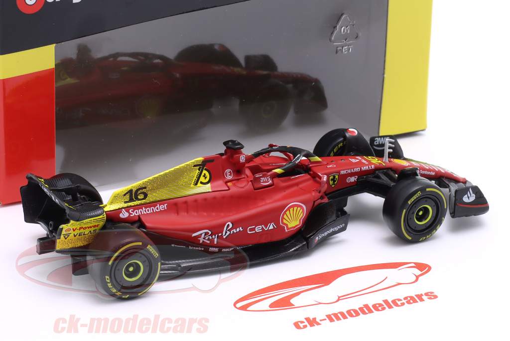 Charles Leclerc Ferrari F1-75 #16 2 italiensk GP formel 1 2022 1:43 Bburago