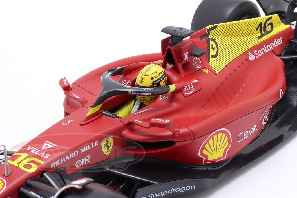 Charles Leclerc Ferrari F1-75 #16 2ème italien GP formule 1 2022 1:18 Bburago
