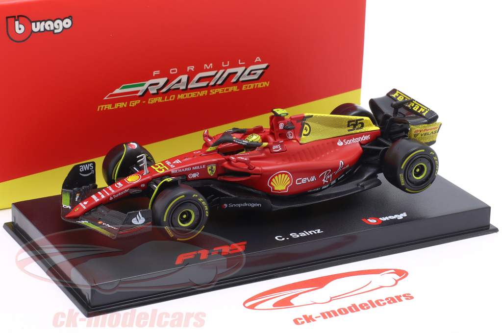 Carlos Sainz Jr. Ferrari F1-75 #55 4th Italien GP Formel 1 2022 1:43 Bburago