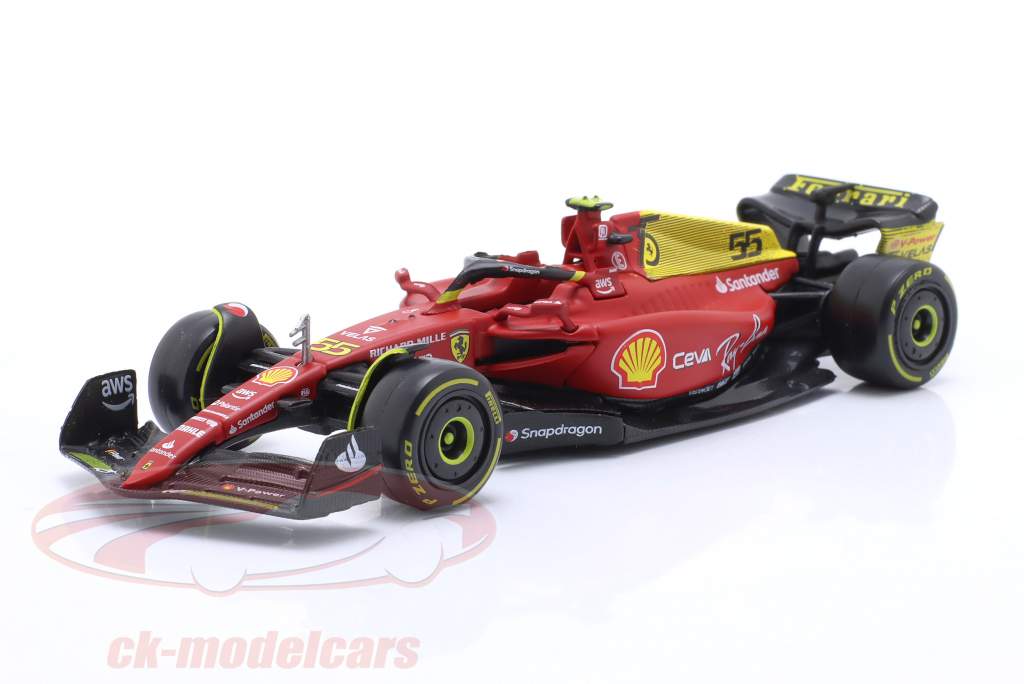 Carlos Sainz Jr. Ferrari F1-75 #55 4ème italien GP formule 1 2022 1:43 Bburago