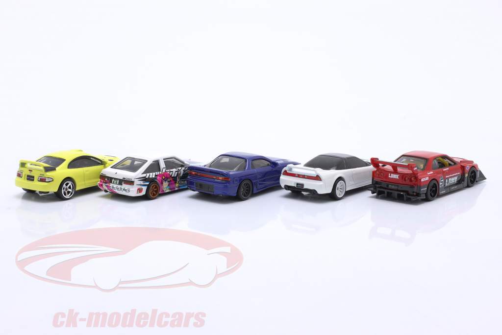 5-Car Set Mountain Drifters in Container-Packung 1:64 HotWheels