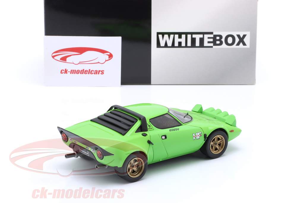 Lancia Stratos HF 建设年份 1975 淡绿色 1:24 WhiteBox