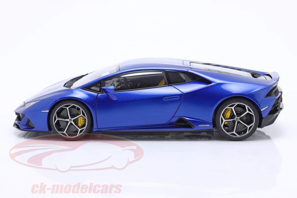 Lamborghini Huracan Evo year 2019 blue nethuns 1:18 AUTOart