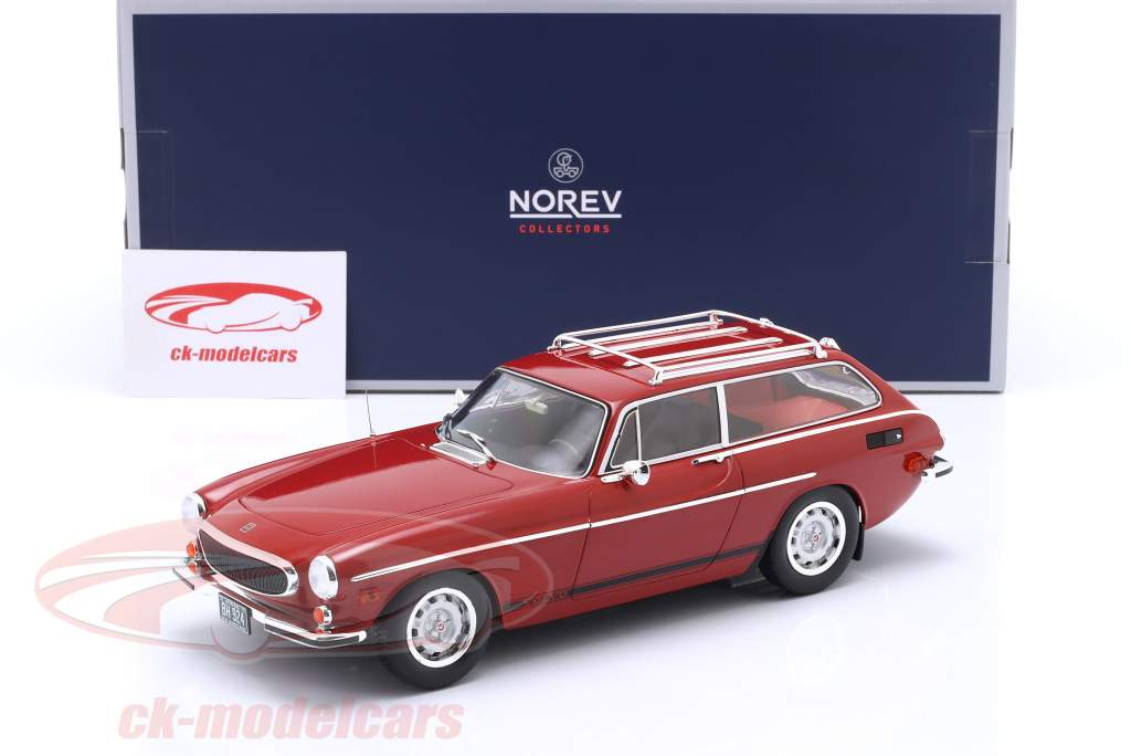 Volvo 1800 ES US Version 1972 vermelho 1:18 Norev