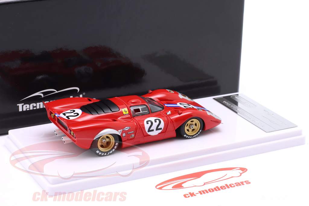 Ferrari 312P #22 12h Sebring Parkes / Parsons 1:43 Tecnomodel