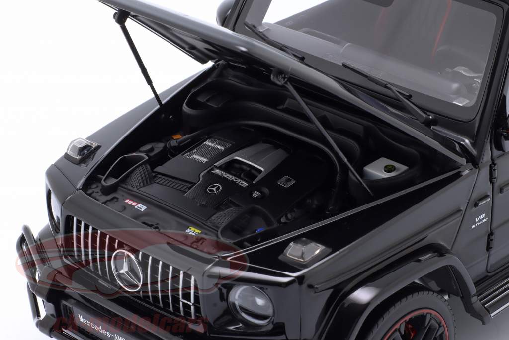 Mercedes-Benz G63 AMG (W463) Año de construcción 2019 obsidiana negro 1:18 Almost Real