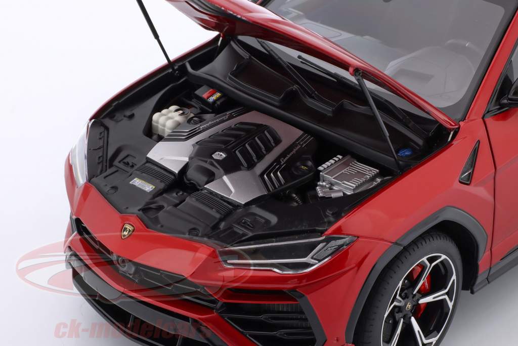 Lamborghini Urus year 2018 pearl red 1:18 AUTOart