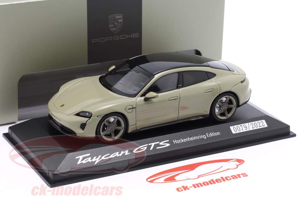 Porsche Taycan GTS Hockenheimring Edition 2022 gris pierre 1:43 Minichamps