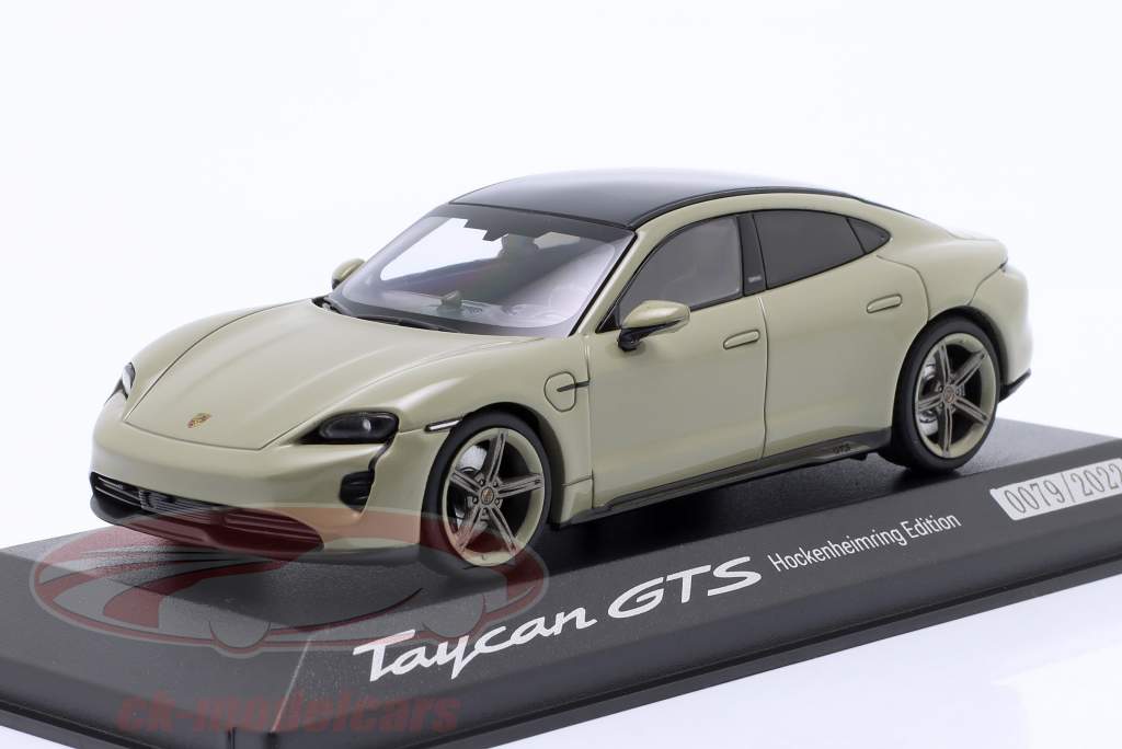 Porsche Taycan GTS Hockenheimring Edition 2022 stengrå 1:43 Minichamps