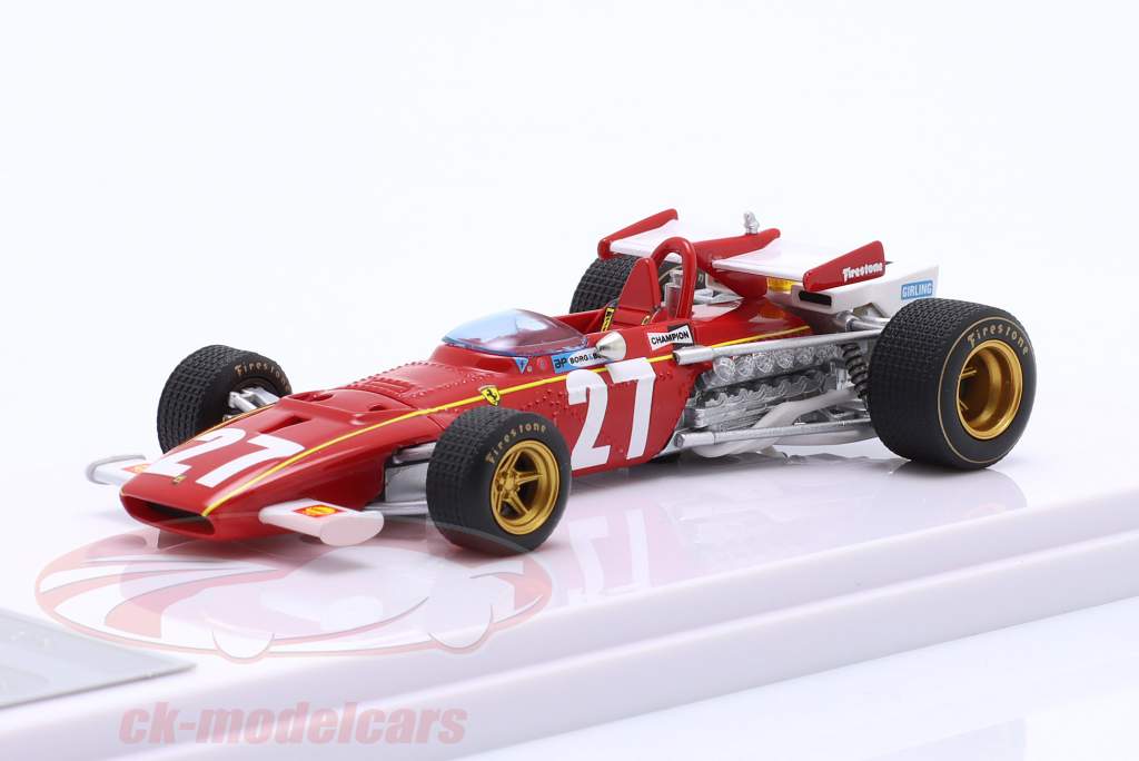 Jacky Ickx Ferrari 312B #27 Bélgica GP fórmula 1 1970 1:43 Tecnomodel