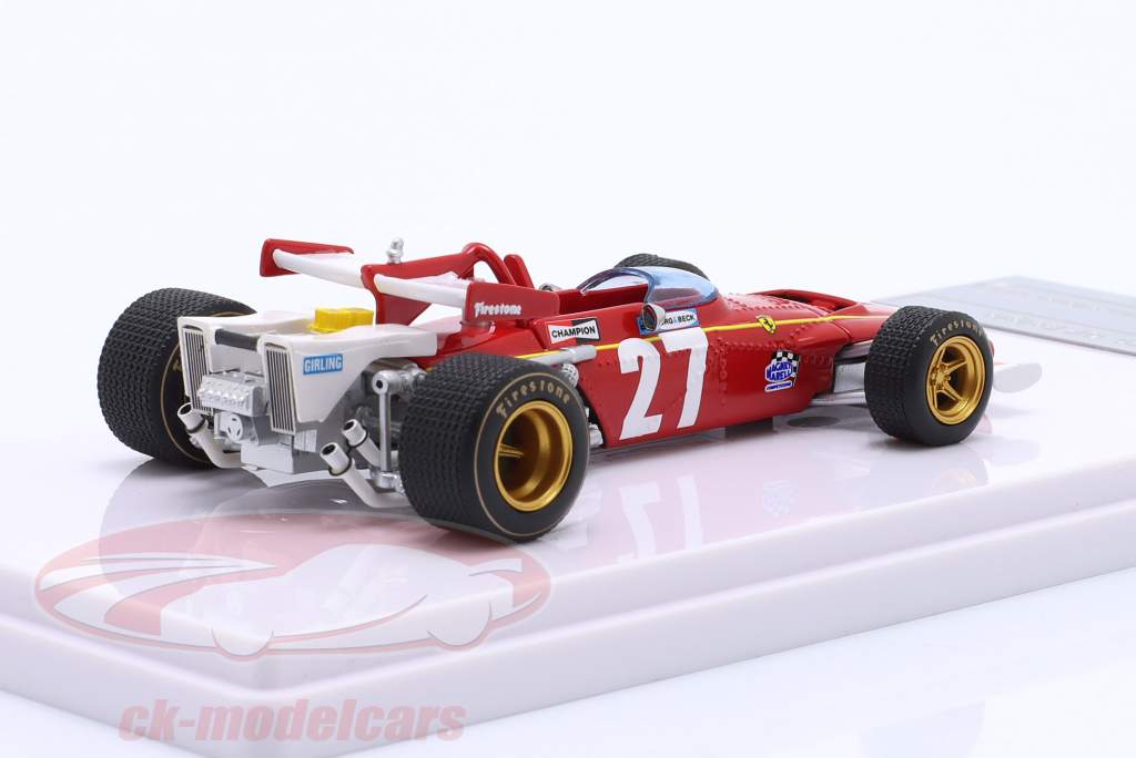 Jacky Ickx Ferrari 312B #27 Bélgica GP fórmula 1 1970 1:43 Tecnomodel