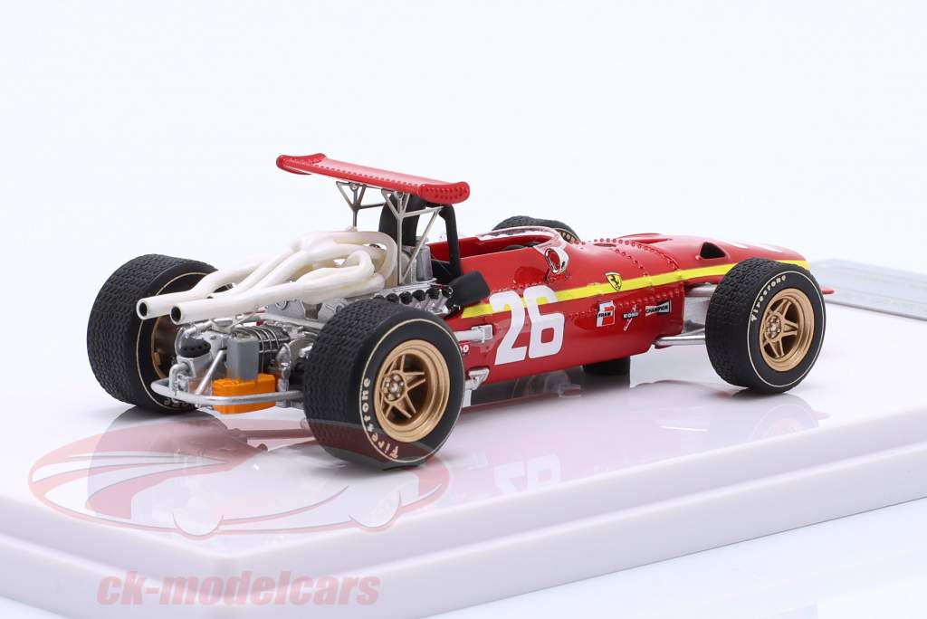 Jacky Ickx Ferrari 312 F1 #26 Sieger Frankreich GP Formel 1 1968 1:43 Tecnomodel