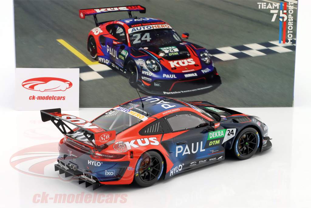 Porsche 911 GT3 R #24 Sieger Norisring DTM 2022 KÜS Team75 T. Preining 1:18 Ixo