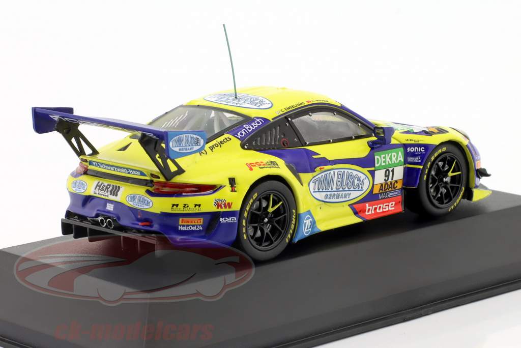 Porsche 911 GT3 R #91 ADAC GT Masters Порок Чемпионы 2022 Engelhart, Güven 1:43 Ixo