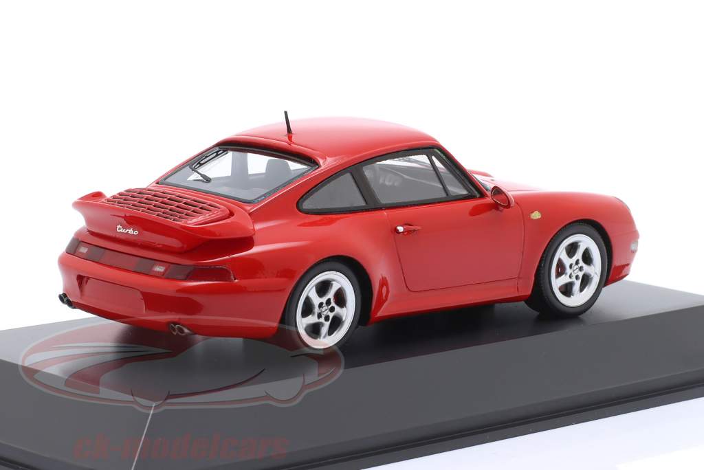 Porsche 911 (993) Turbo 4º geração guardas vermelho 1:43 Spark