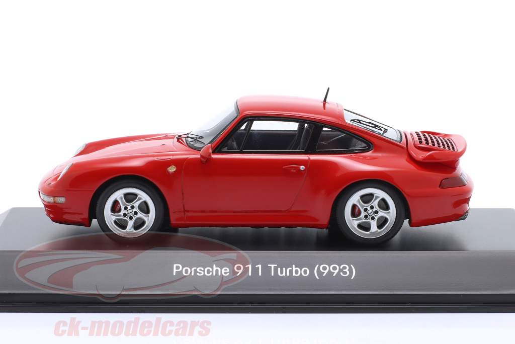 Porsche 911 (993) Turbo 4位 世代 警備員 赤 1:43 Spark