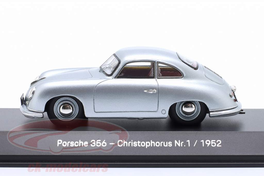 Porsche 356 Christophorus いいえ。 1 1952 銀 1:43 Spark
