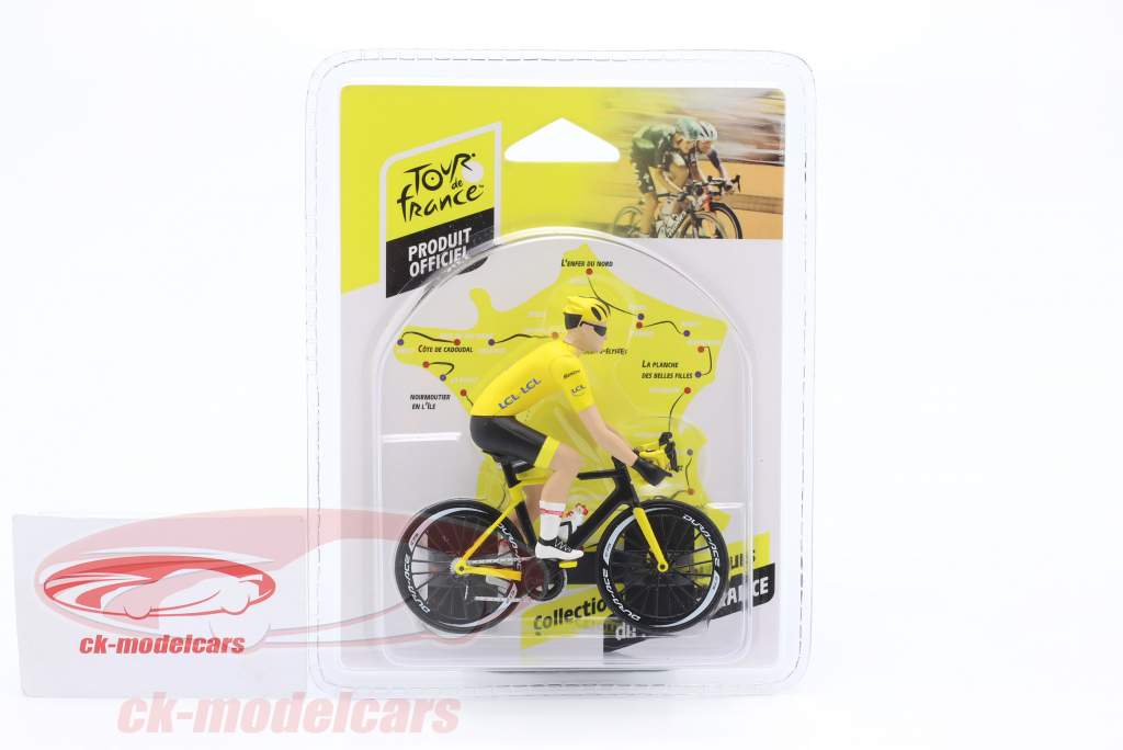 figura ciclista Tour de France amarelo camisa 1:18 Solido