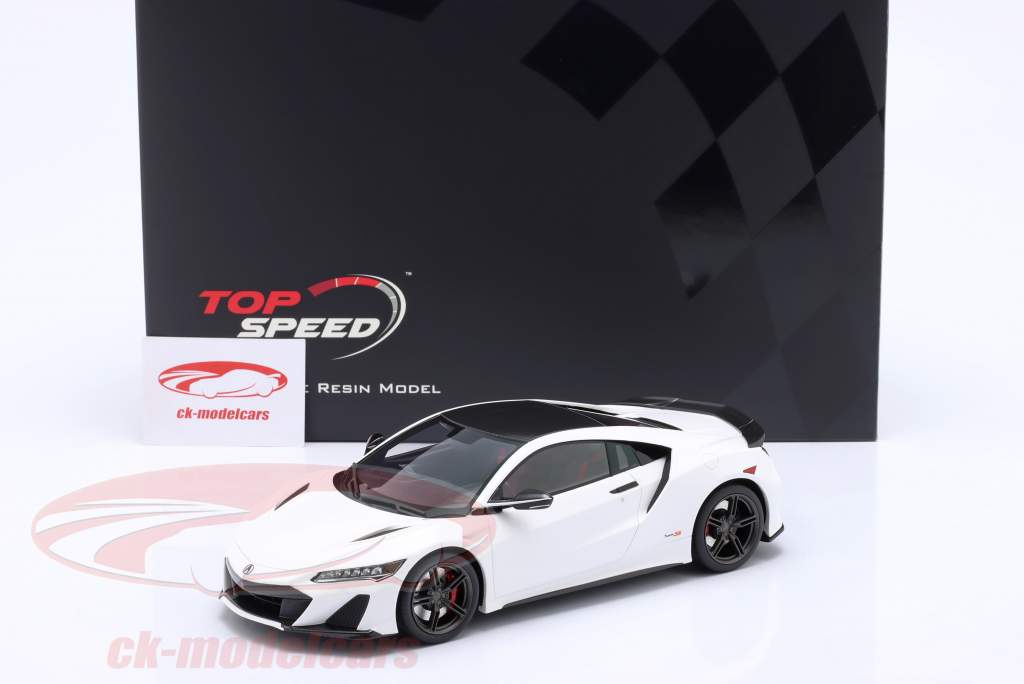 Acura NSX Type S LHD Année de construction 2022 blanc 1:18 TrueScale