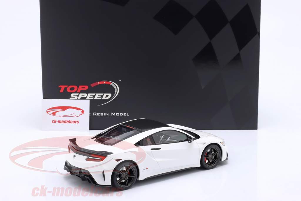 Acura NSX Type S LHD year 2022 white 1:18 TrueScale